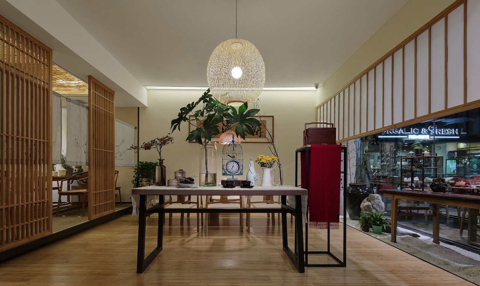 普陀區(qū)120平茶莊裝修設計-第6張圖片-上海古都建筑設計集團