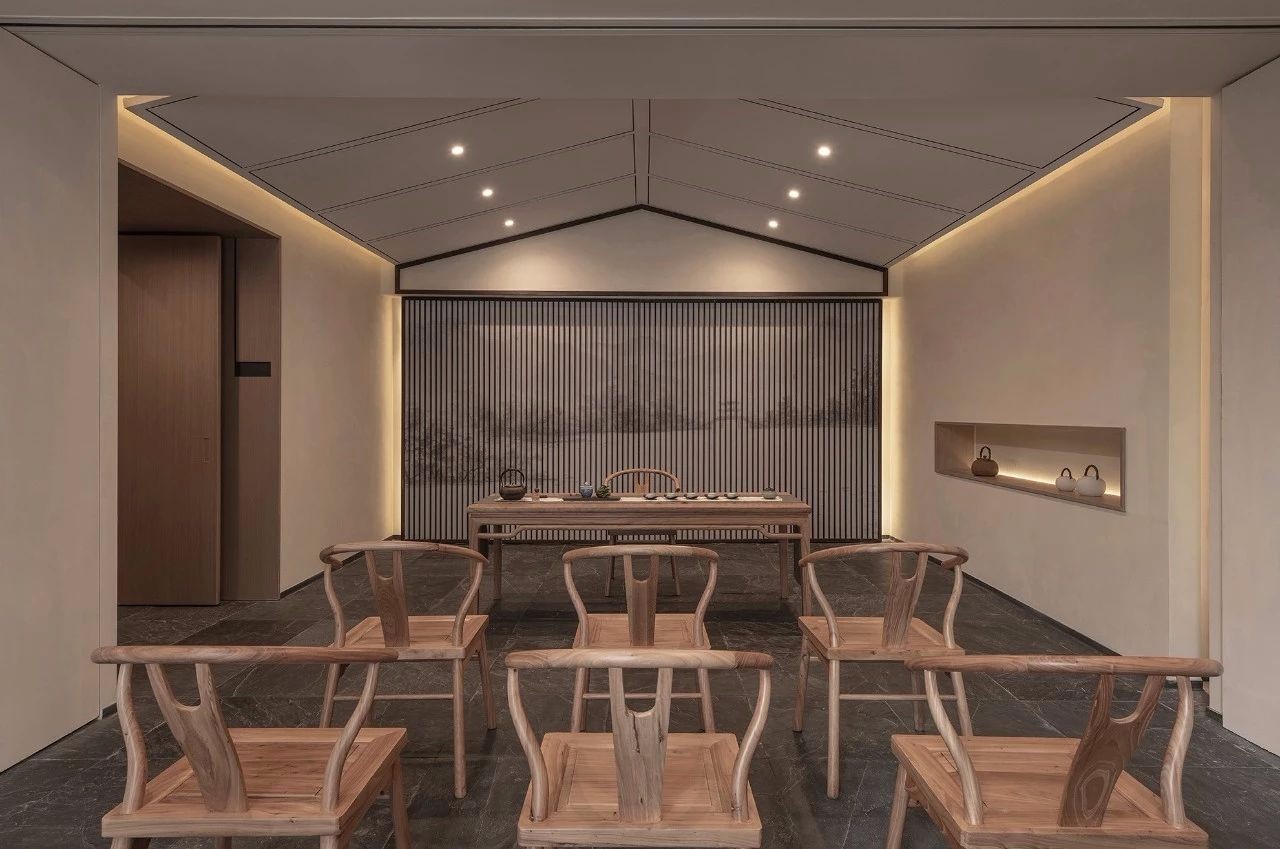 上海辦公室裝修清新茶莊裝修設(shè)計-第8張圖片-上海古都建筑設(shè)計集團(tuán)