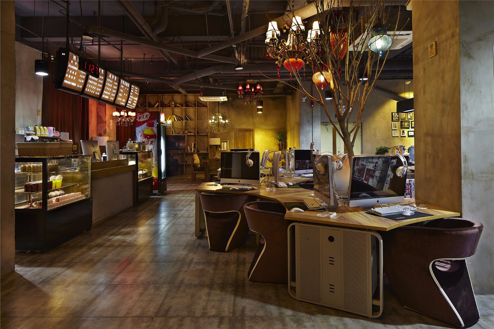 浦東新區(qū)工業(yè)風(fēng)網(wǎng)吧裝修設(shè)計-第6張圖片-上海古都建筑設(shè)計集團(tuán)