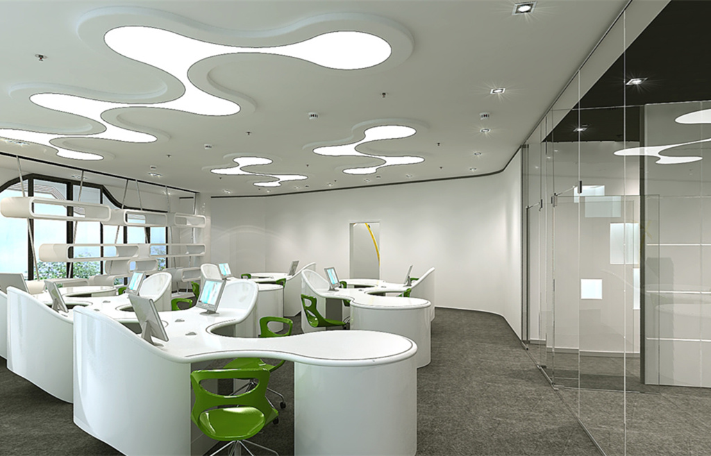 化妝品公司辦公樓裝修設(shè)計-第1張圖片-上海古都建筑設(shè)計集團