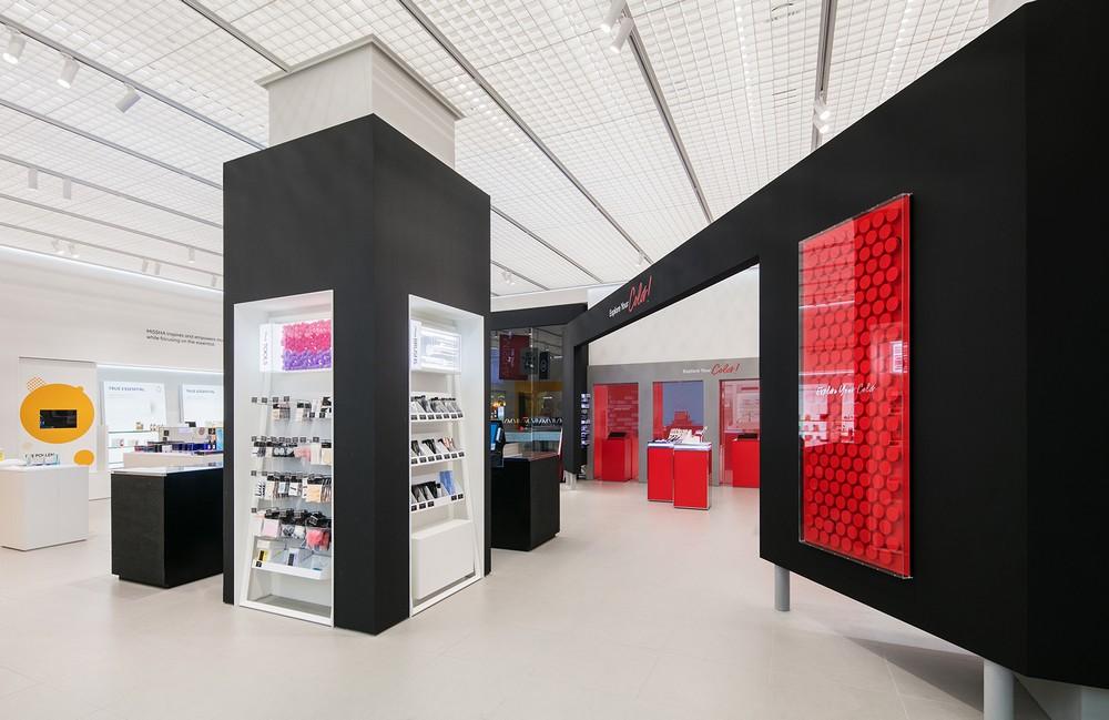 極簡風格化妝品店裝修設計-第3張圖片-上海古都建筑設計集團